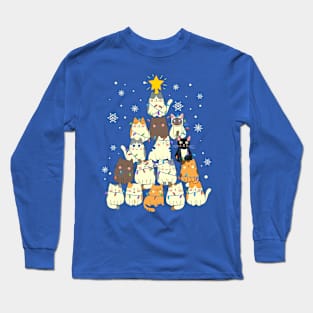 Merry Christmas Cat Kitty Long Sleeve T-Shirt